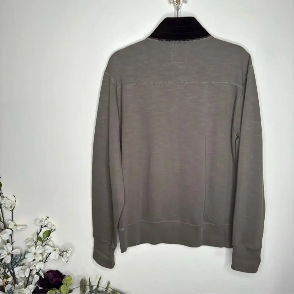 BILLY REID Zip Front Track Jacket Tan Brown Suede {UU48} - Picture 3 of 5